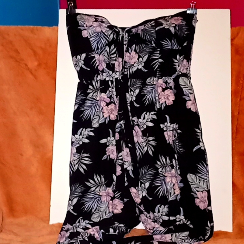 A flower romper